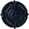 Ekena Millwork Attica Acanthus Leaf Ceiling Medallion (Canopies up to 4 5/8"), 53 1/2"OD x 3 1/2"P, Midnight Dream CM53ATMDF - alternate 1